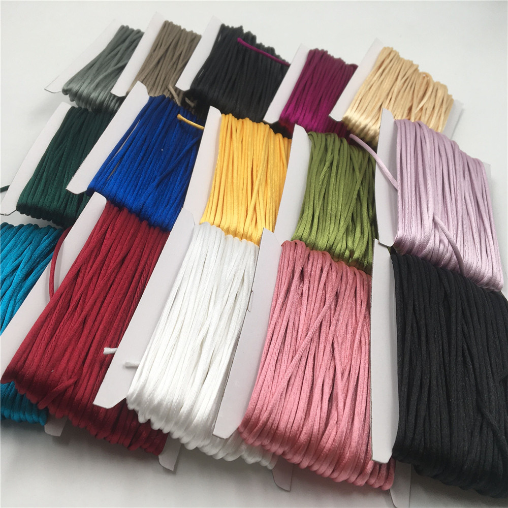 2mm Braided Macrame Silk Macra - Ribbon Wired Satin review and price