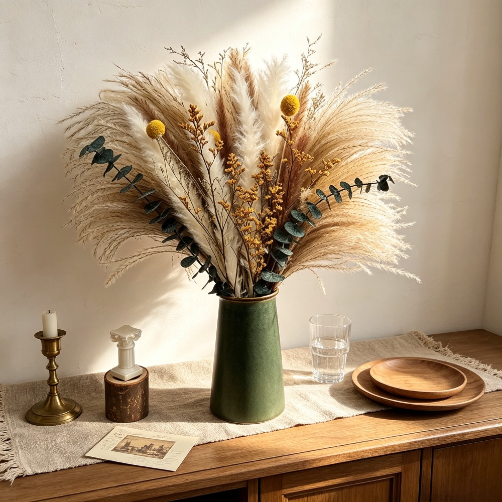 ried Flower Bouquet, Rustic De - Dried Flower Bunch review and price