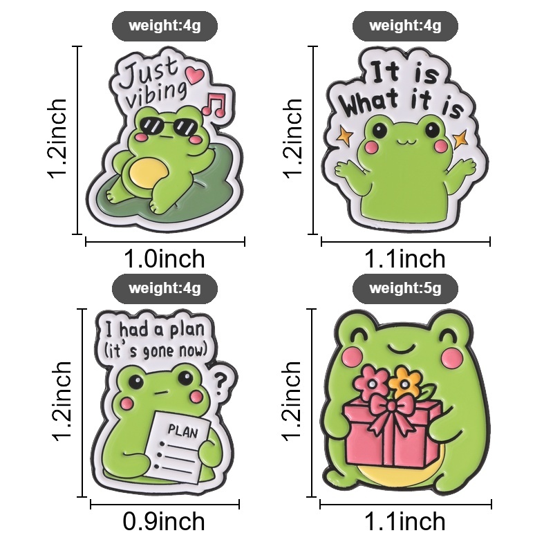 Just Vibing Cute Music Lotus F - Flower Frog Pin review and price