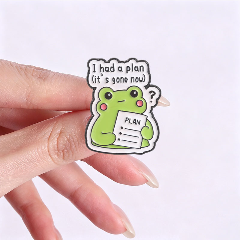 Just Vibing Cute Music Lotus F - Flower Frog Pin review and price