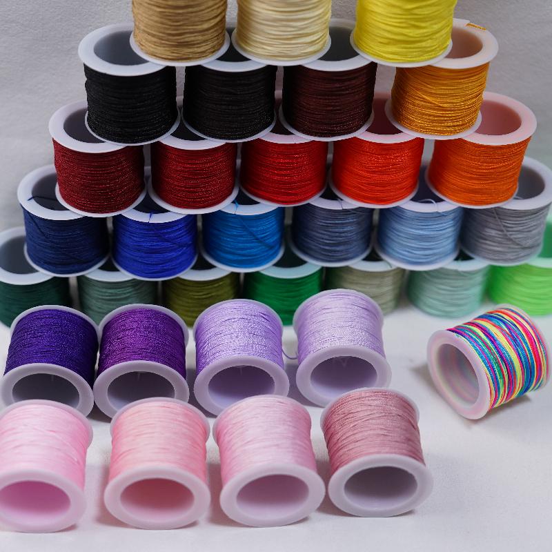 New 50M 0.8mm Crafts Nylon Cor - Ribbon Wired Satin review and price